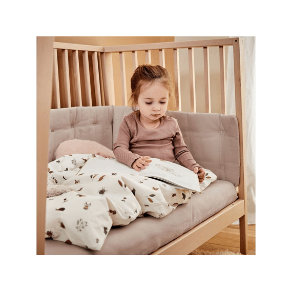 Leander Bed Classic Hoeslaken  2st Cappuccino