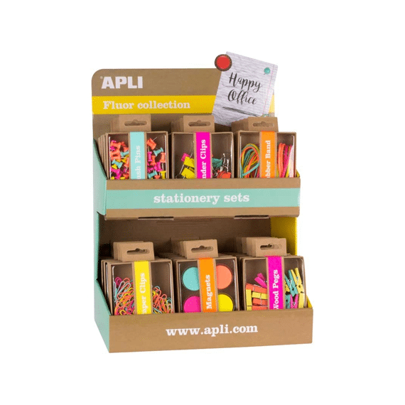 Apli Stationary Set Fluo Assortiment