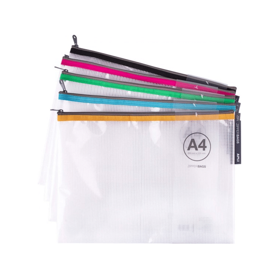 Apli Zipper bag A4