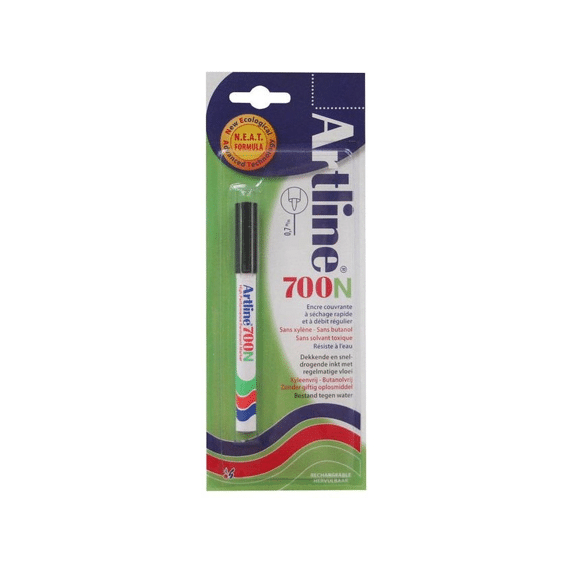 Artline 700 Zwart op blister