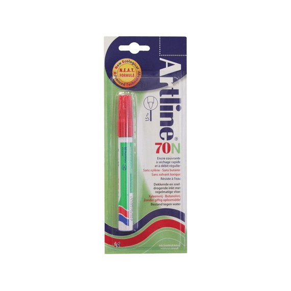 Artline stift 70 rood op blister