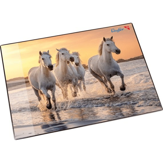 Laufer Onderlegger 40x53 Paarden