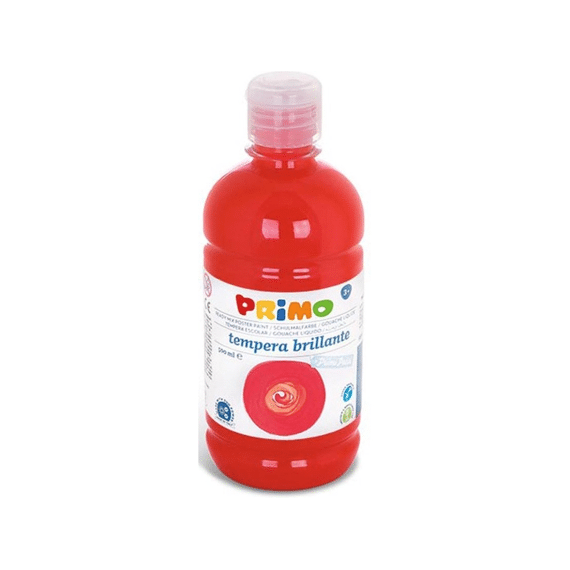 Primo Tempera 300 Verf 500ml Vermiljoen