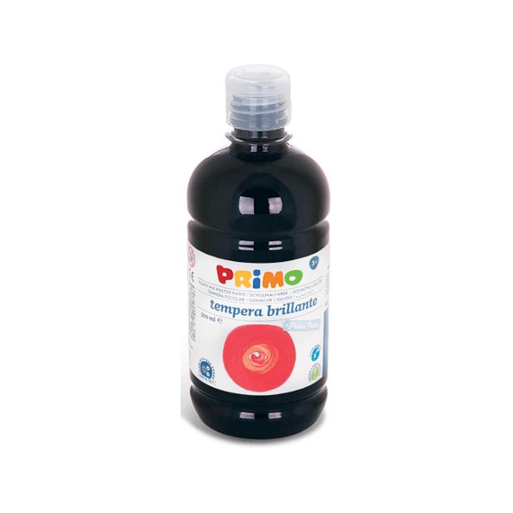 Primo Tempera 800 Verf 500ml Zwart