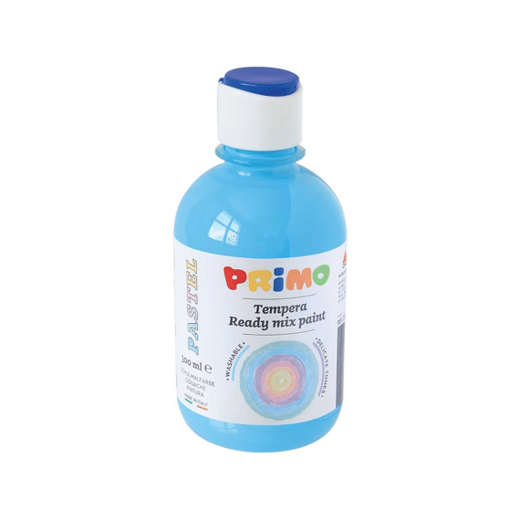 Primo Tempera Plakkaatverf Fles 500 Ml Pastel Light Blue