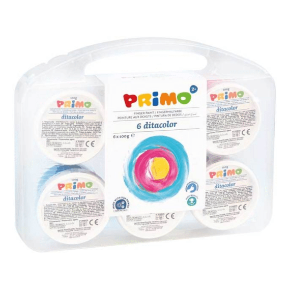 Primo Tempera Vingerverf 6x100ml