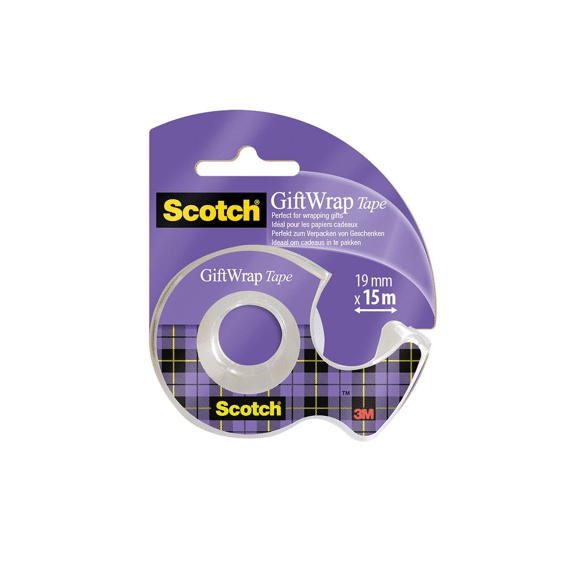 Scotch Giftwrap tape + afroller 19mmx15m