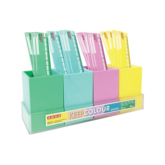 Arda Lat Pastel 16cm Assortiment