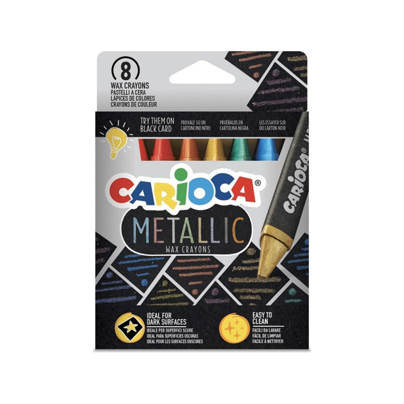 Carioca Wasco krijtjes Metallic 8stuks