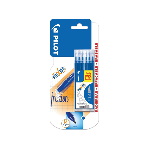 Pilot Frixion Ball Vulling 6st Blauw