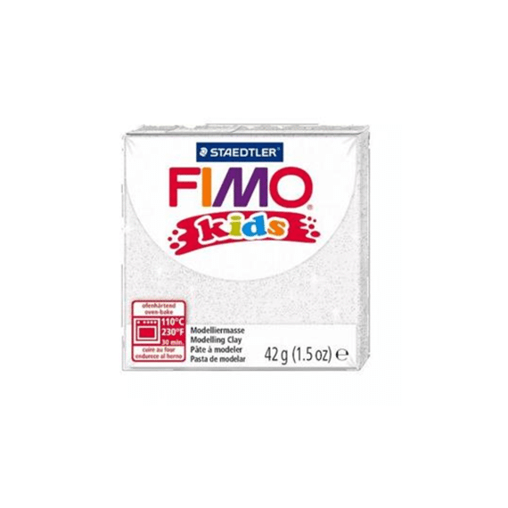 Staedtler Fimo Kids 42g nr52 Glitter Wit