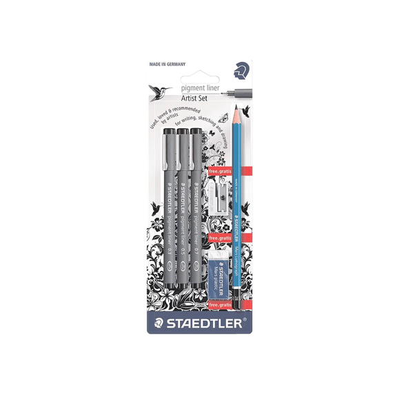 Staedtler Pigmentliner Etui 0.3-0.5-0.7