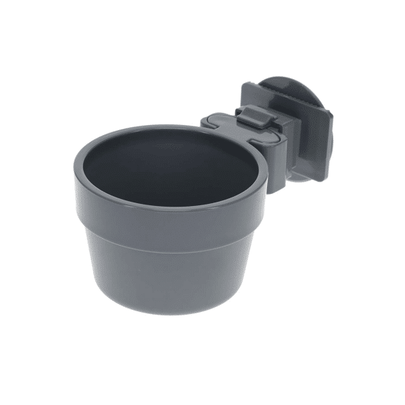 Voerbak 600ml - 12cm Grijs