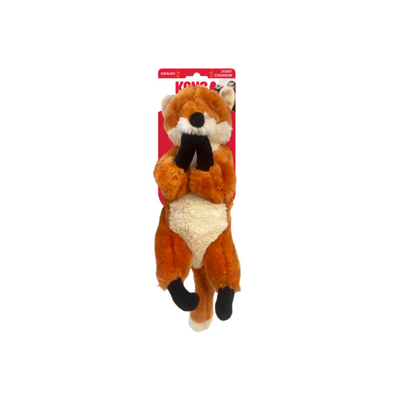 Kong Wild Low Stuff Fox M-36x18x8cm Oranje