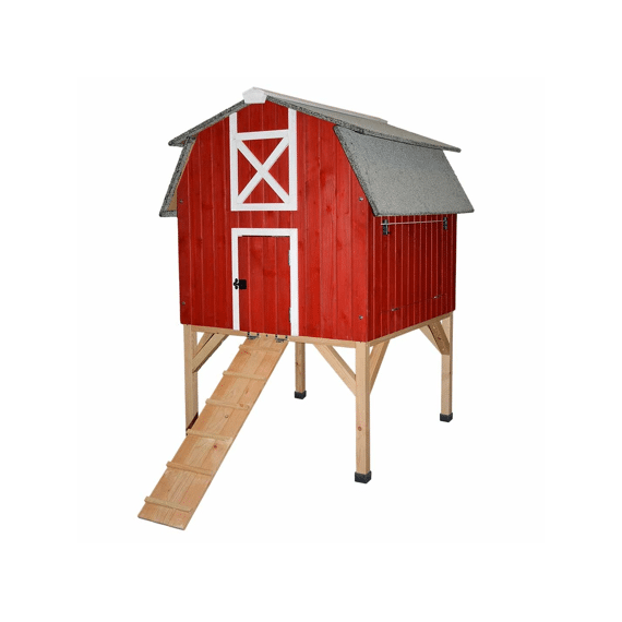 Woodland Design Kippenhok Red Barn 92x95,5x130cm Meerkleurig Fsc Mix
