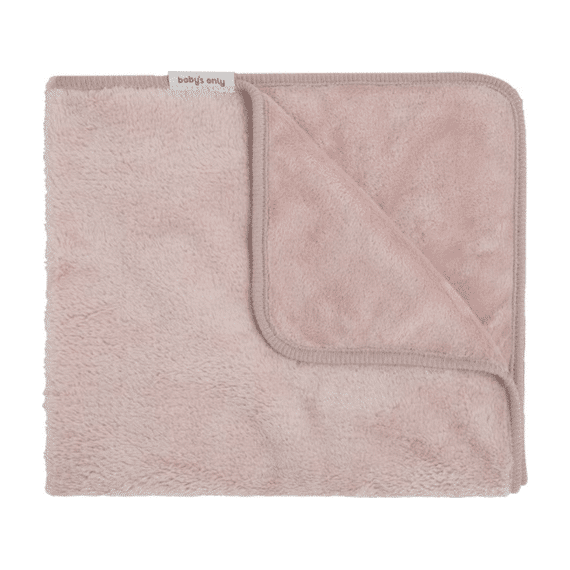 Babys Only Deken Wieg Cozy Teddy 70x95 Oud Roze