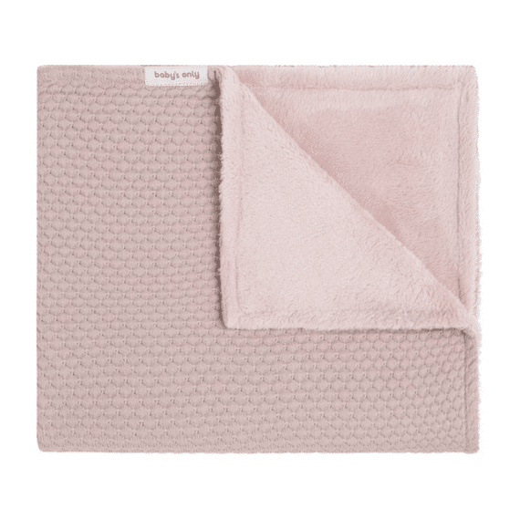 Babys Only Deken Wieg Sky Teddy 70x95 Oud Roze