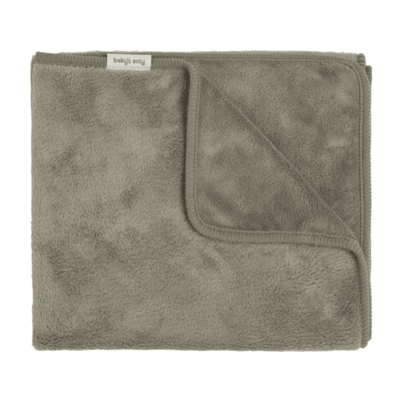 Babys Only Deken Wieg Cozy Teddy 70x95 Urban Green