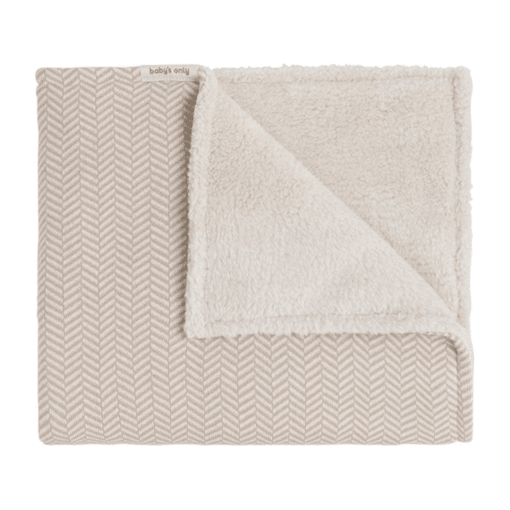 Babys Only Deken Wieg Dawn Teddy 70x95 Beige/ecru