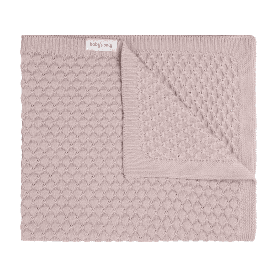 Babys Only Deken Bed 100x135 Sky Chunky Oud Roze