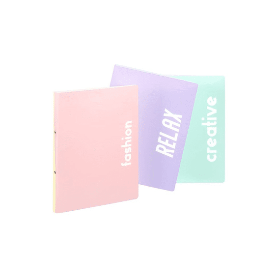 Ringmap A4 2R PP Milkshake Assortiment