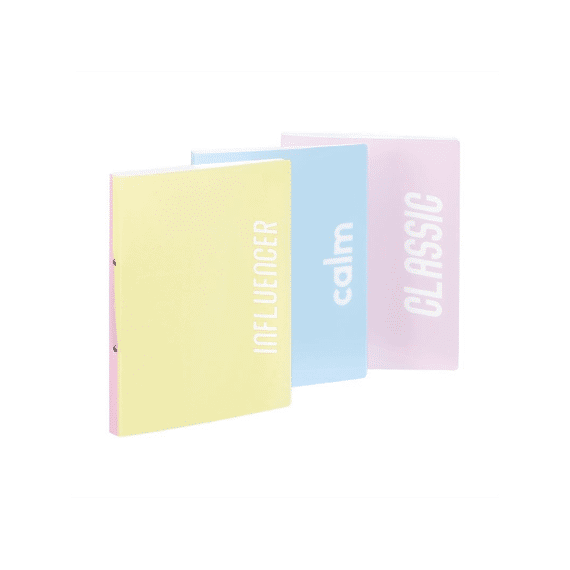 Ringmap A4 2R PP Milkshake Assortiment