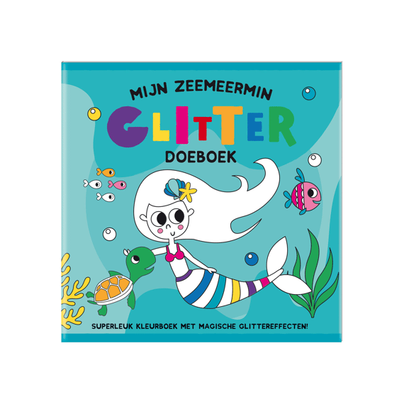 Glitter Doeboek Mijn zeemeermin