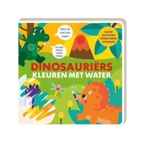 Kleuren Met Water Dinosauriërs