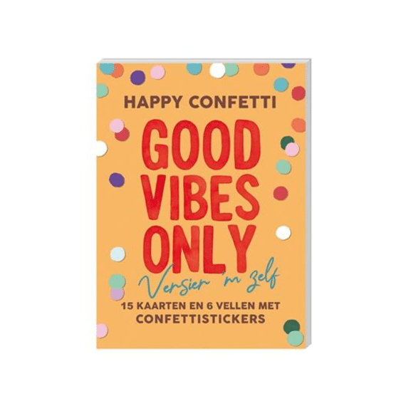 Vrolijke Postkaarten om Zelf te Versieren Good Vibes Only