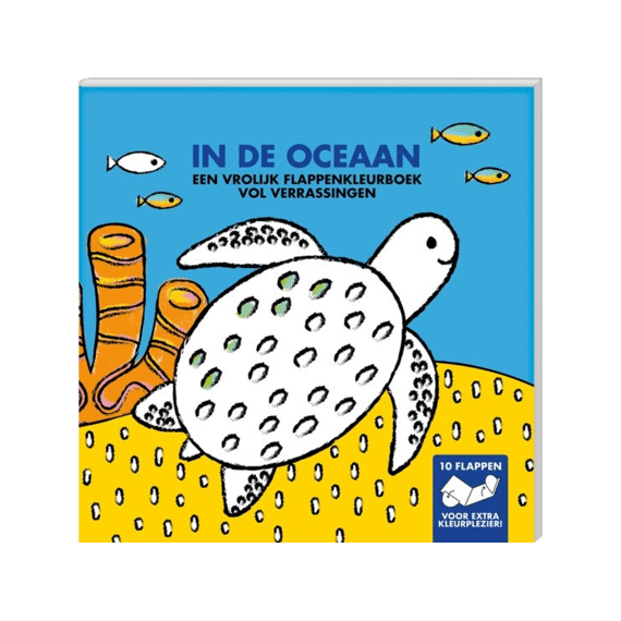 Flappenkleurboek In de oceaan