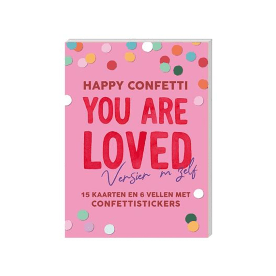 Vrolijke Postkaarten om Zelf te Versieren You Are Loved
