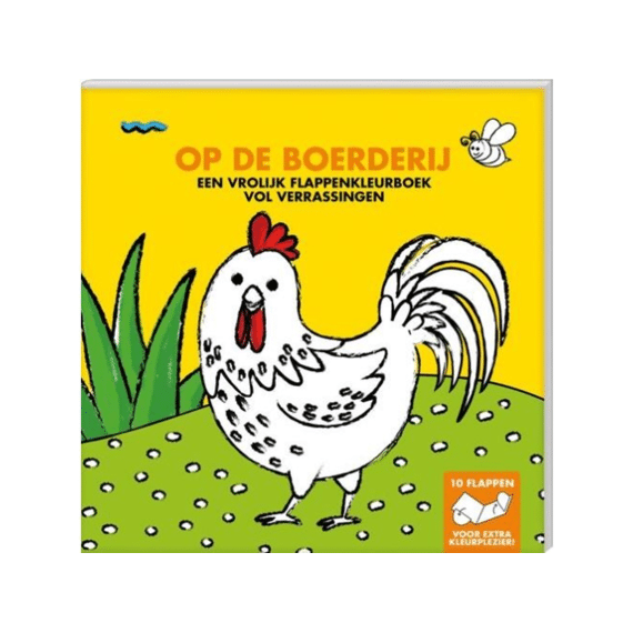 Flappenkleurboek Op de boerderij