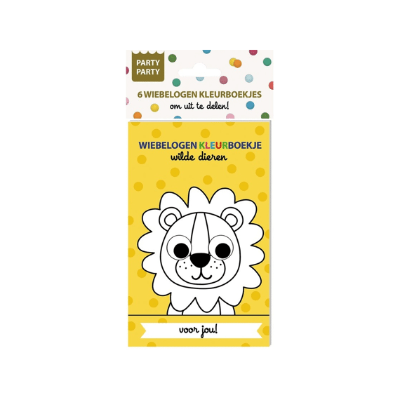 Wiebelogenkleurboekje Wilde Dieren