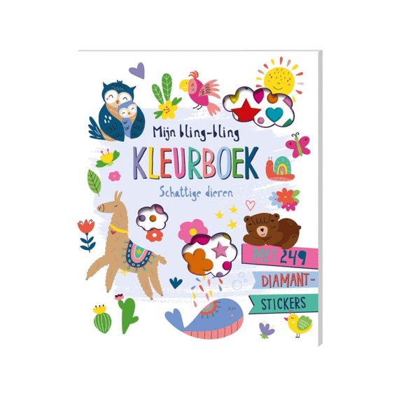Mijn Bling-Bling Kleurboek Schattige Dieren
