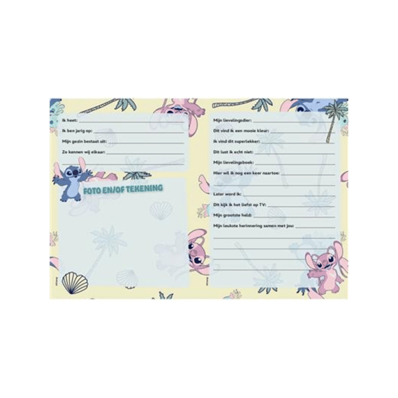 Vriendenboek Disney Lilo & Stitch