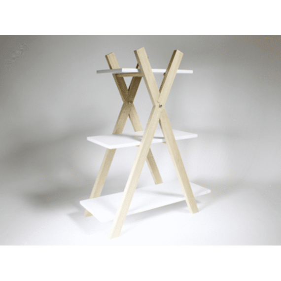 Vanhalst Rekje Naturel 3 Witte Plankjes