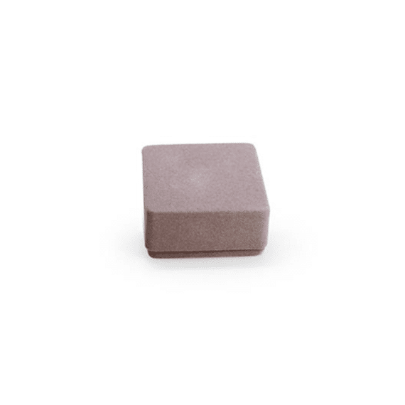 Vanhalst Suede Box Vierkant 6st Oudroze 6x6x3cm
