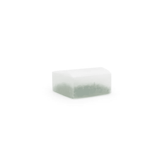 Vanhalst Pet Vierkant Doosje Plat 12st Frosted 6x6x2,8cm