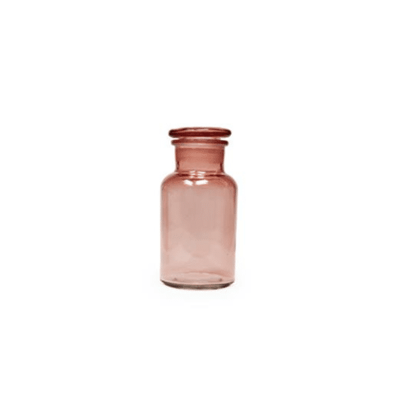 Vanhalst Apotheekflesje Glas Magnolia H14,5cm D7cm 250ml