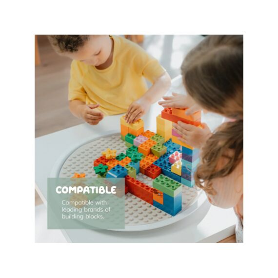 Inspire My Play Building Block Mat Green