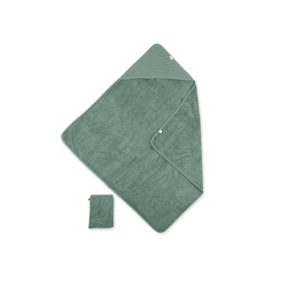 Bemini Badcape Terry Quilted Jersey Green