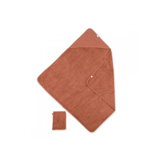 Bemini Badcape Terry Quilted Jersey Brick