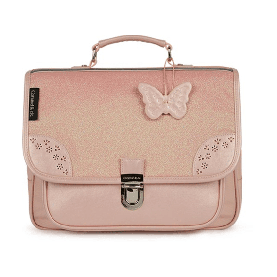 Caramel & Cie Boekentasje 32 Cm Pink Oxford