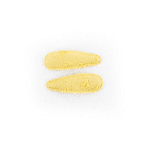 Busy Lizzie Busy Lizzie Snap Hair Clips Light Yellow