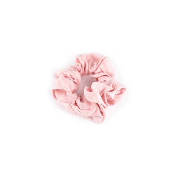 Busy Lizzie Busy Lizzie Linen Love Story Scrunchie Dusty Rose