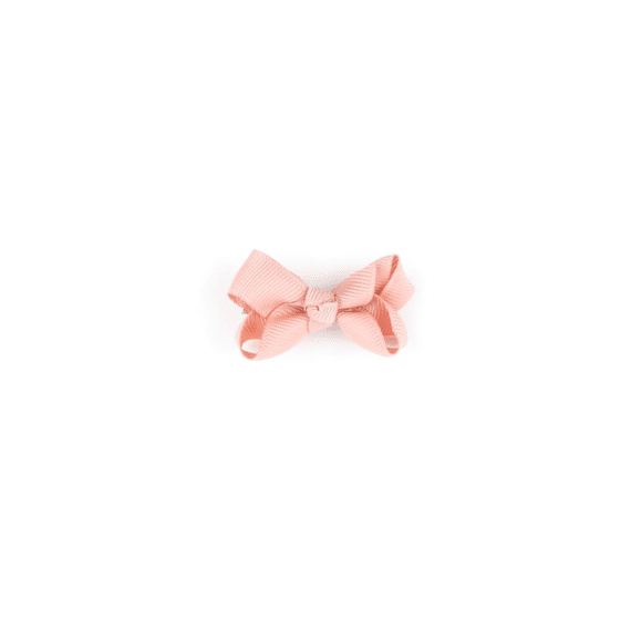 Busy Lizzie Busy Lizzie Clip Bow Mini Peach