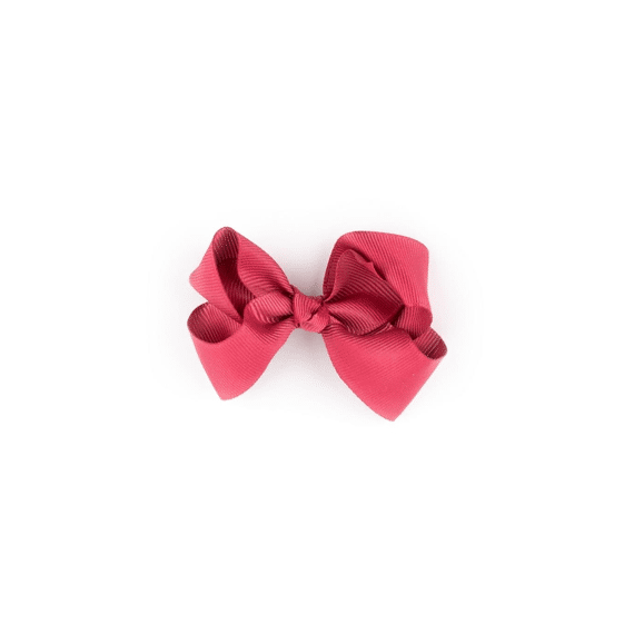 Busy Lizzie Clip Bow Dark Fuschia