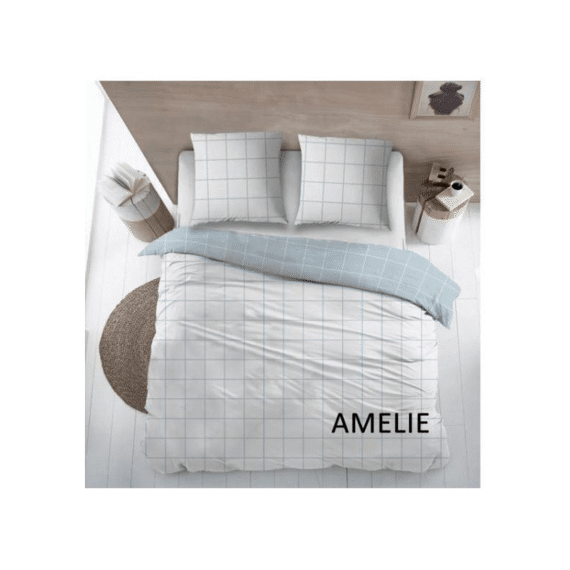 Dekbedovertrek Kat Amelie Blue 200X200/220+2