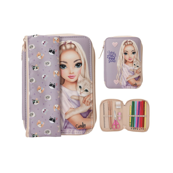 Topmodel Etui Gevuld Basic Duo Kat Kitty and Doggy