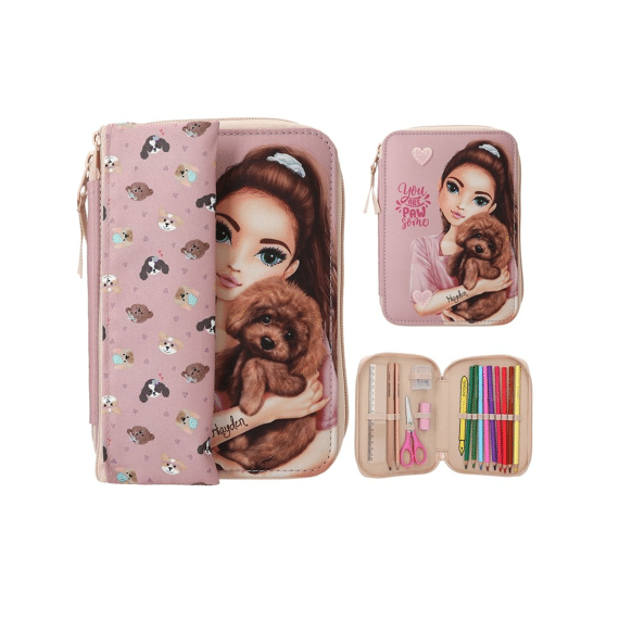 Topmodel Etui Gevuld Basic Duo Hond Kitty and Doggy